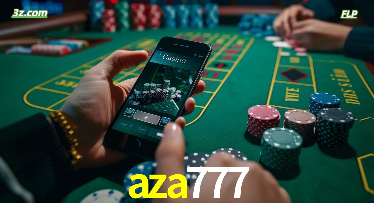 Cassino online aza777 no Brasil com jogos de mesa e apostas pelo celular