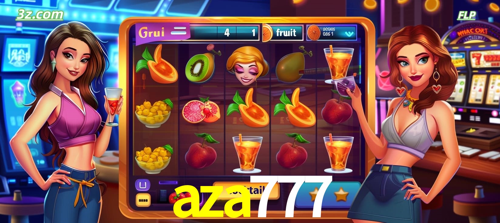 aza777 cassino online com caça-níqueis de frutas e coquetéis coloridos