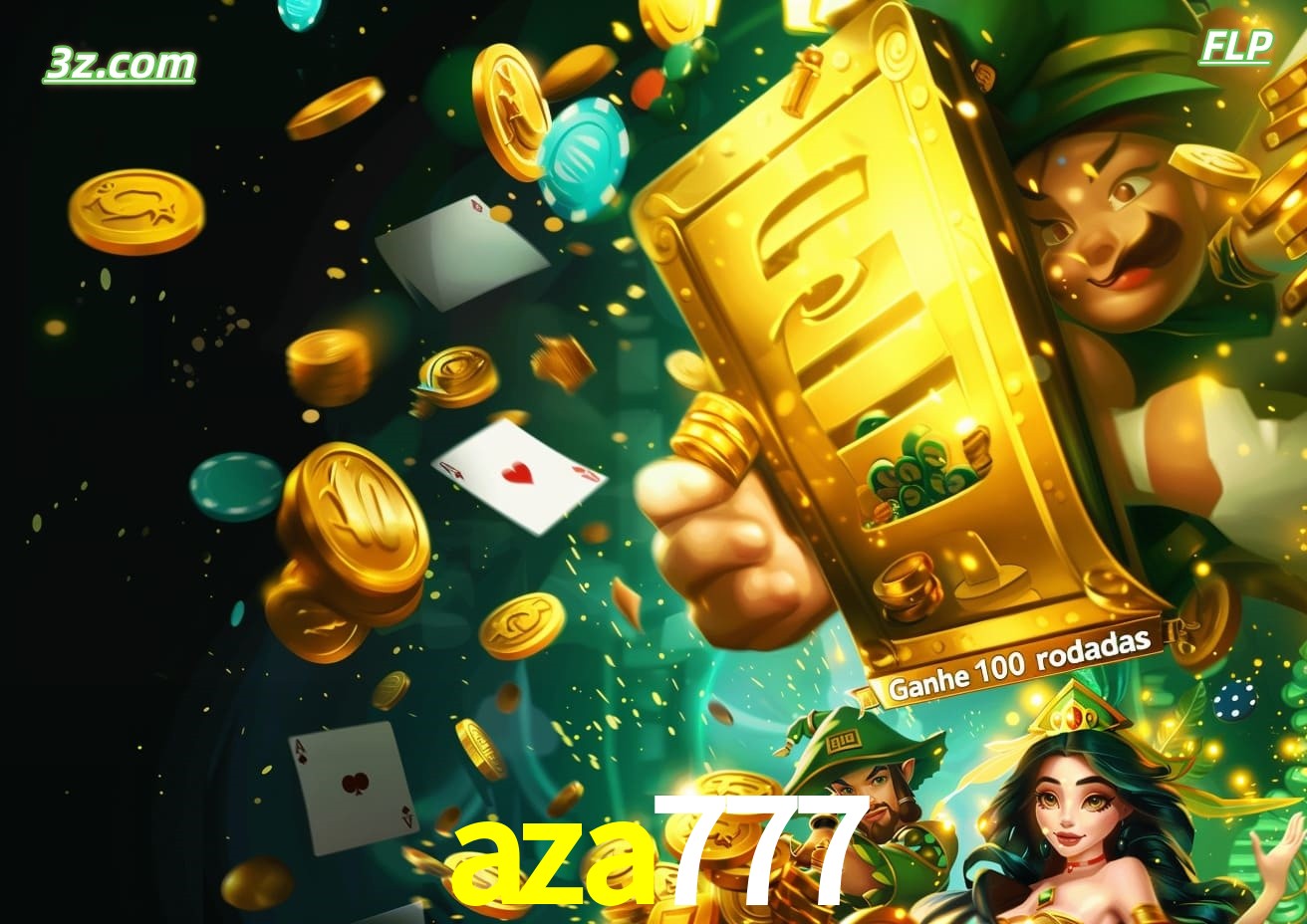 Cassino online aza777 Brasil com caça-níqueis e bônus de 100 rodadas grátis